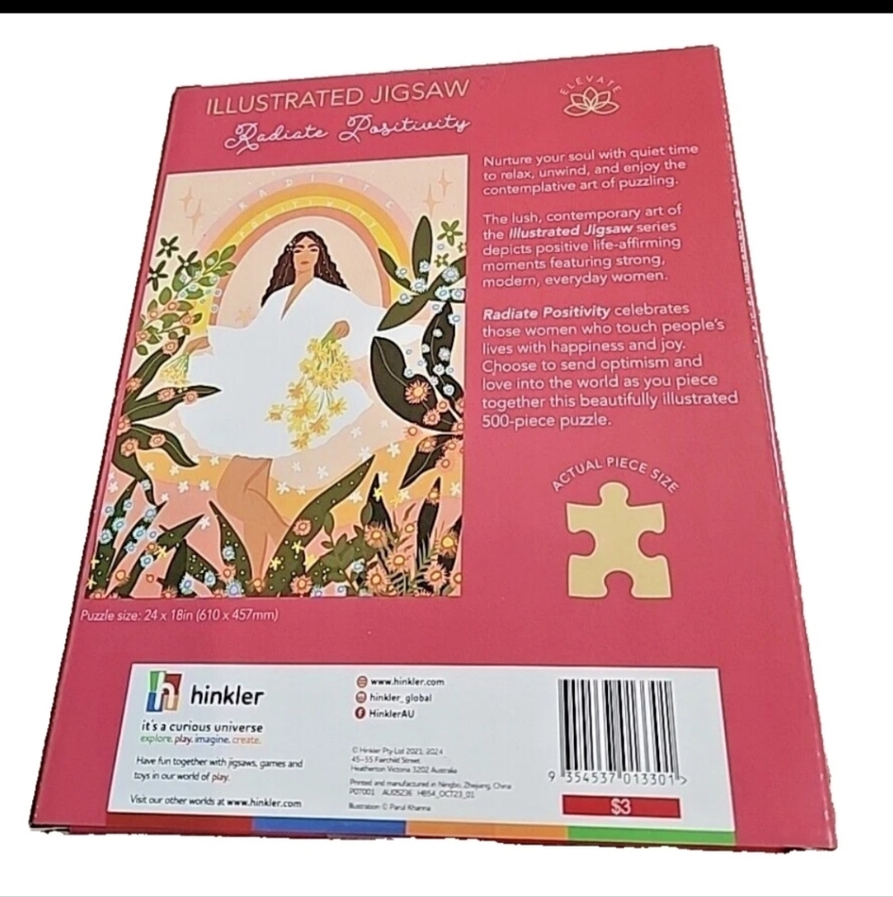Radiate Positivity Illustrated Jigsaw Puzzle - Picture 2 of 8